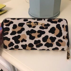Michael Kors Leopard Print Wallet